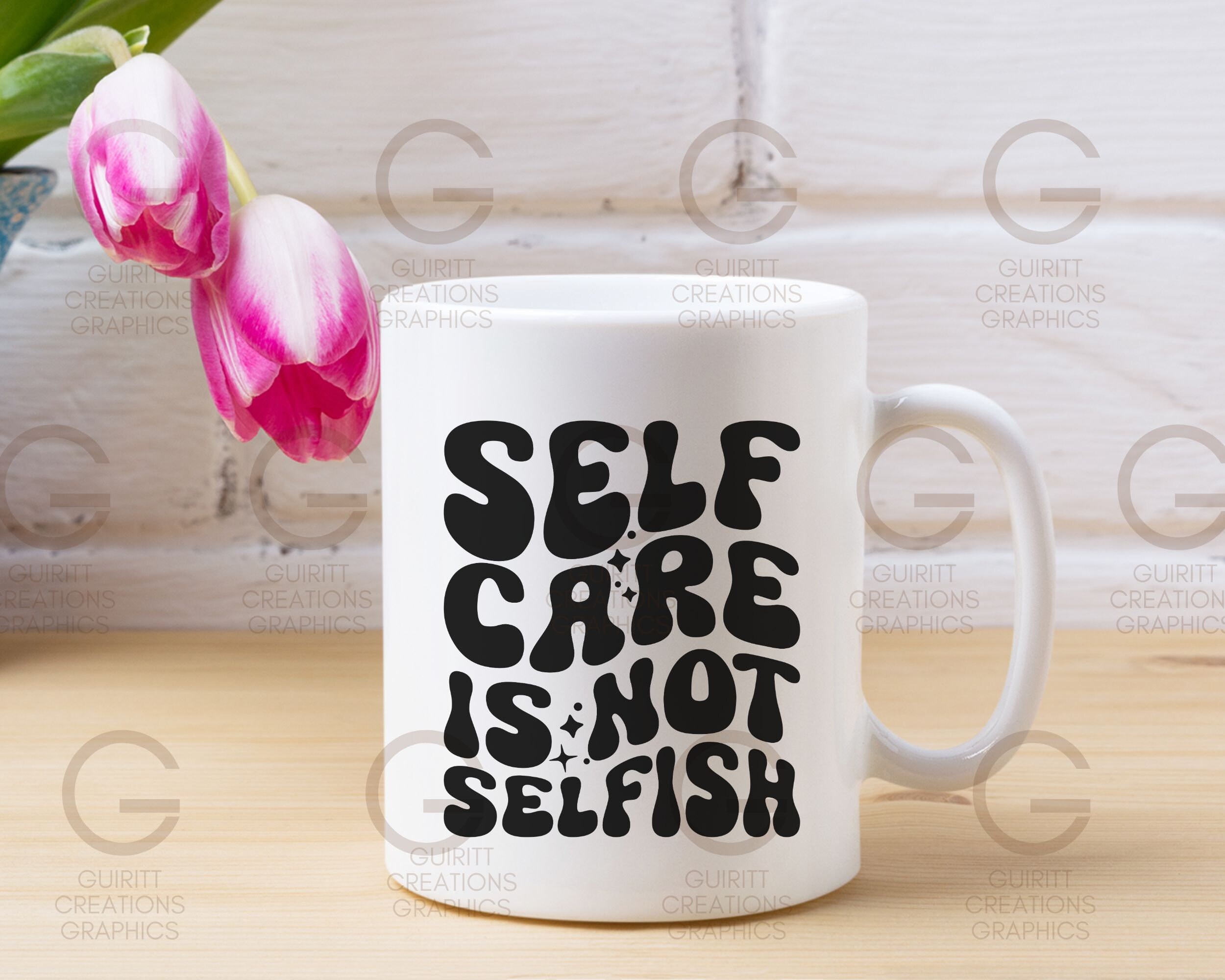 Self Care is Not Selfish Svg and Png Groovy Motivational Message Png ...