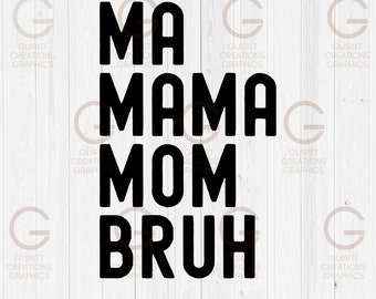 Dzień Matki Svg, Mama Svg, Życie Mamy Svg, Macierzyństwo Svg i png, mama brat png, cyfrowy plik życia mamy, sublimacja dzień matki plik png