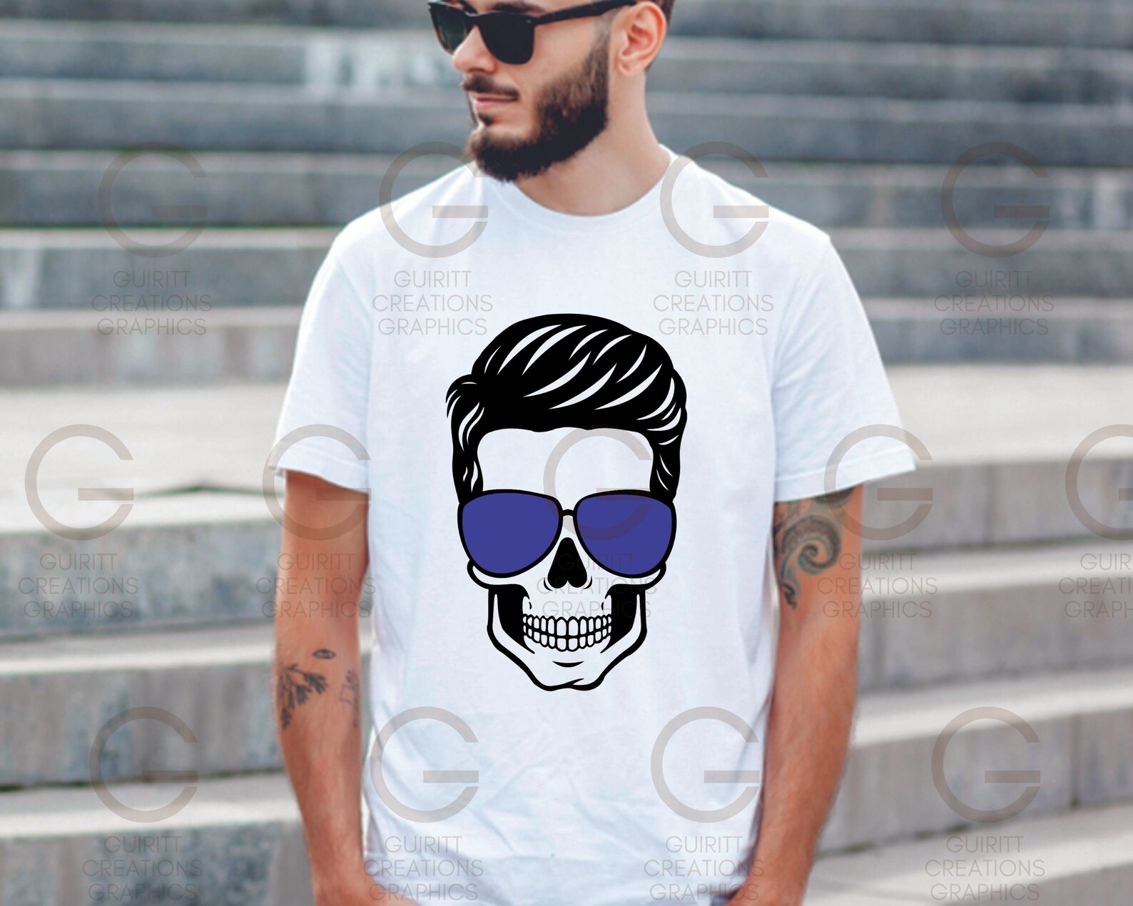 Dad Life Skull Svg, Dad Life Digital File, Skull Dad Life Instant ...