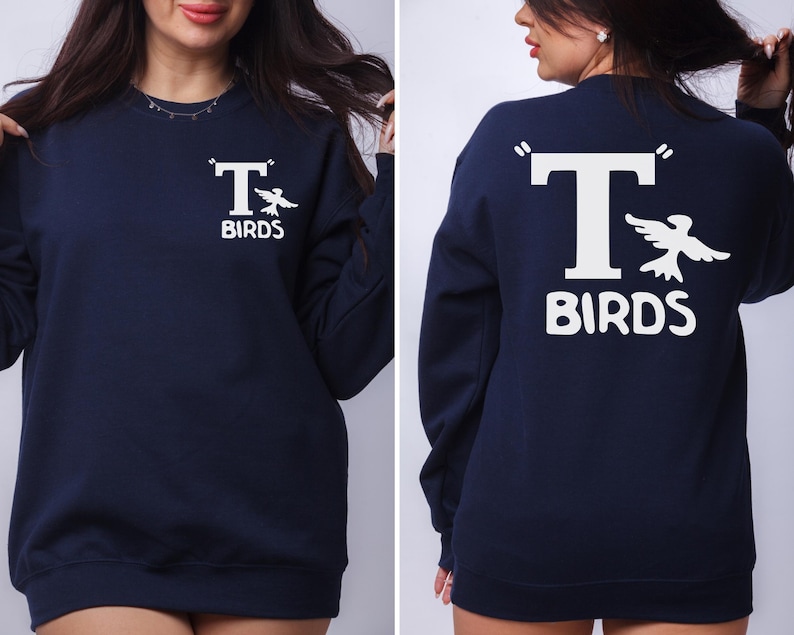T birds svg grease svg vintage svg halloween lazy costume svg instant download halloween party movie sublimation file black birds png file image 15