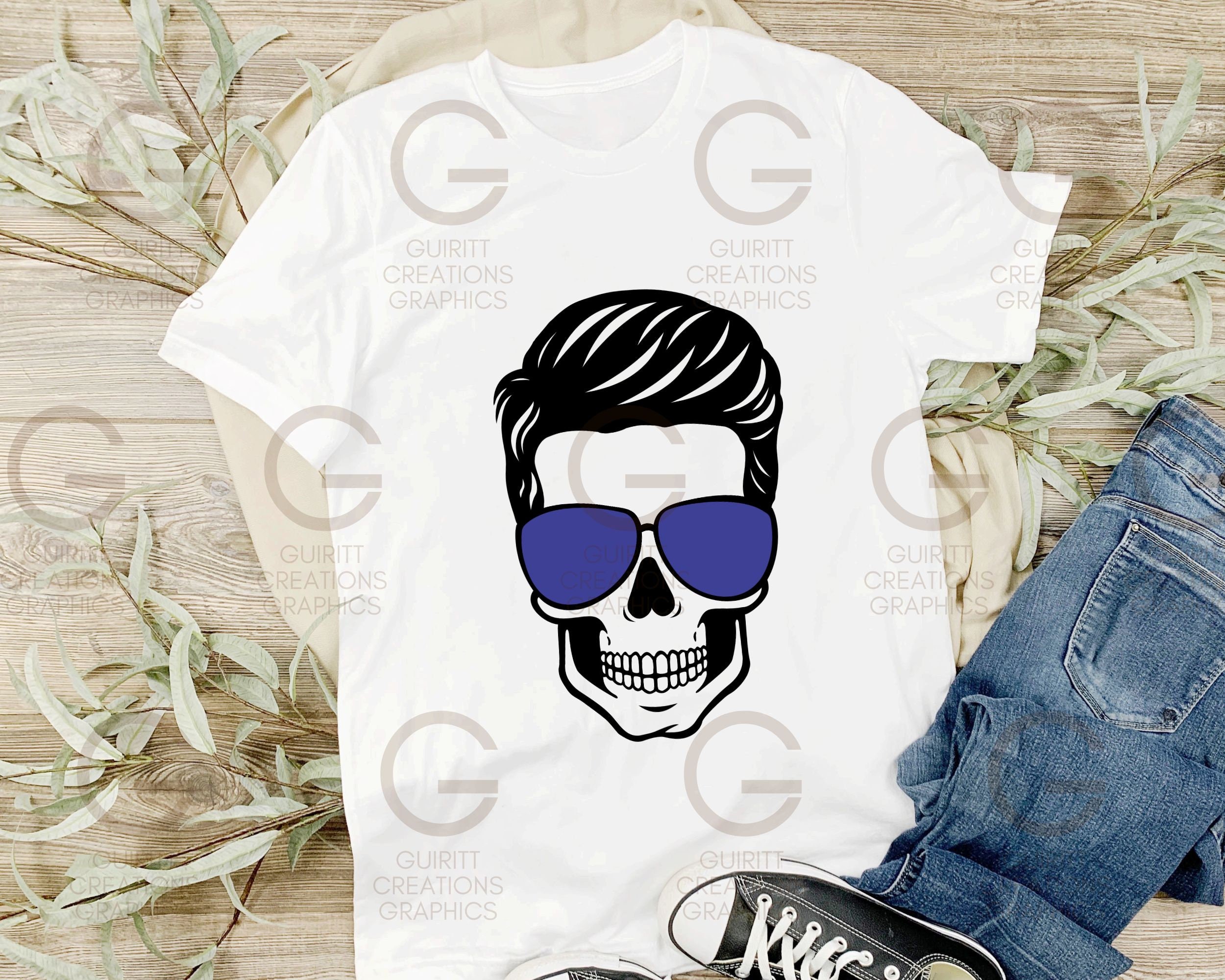 Dad Life Skull Svg, Dad Life Digital File, Skull Dad Life Instant ...