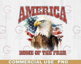 America home of the free png 4th of july sublimation file USA flag retro American eagle png patriotic png memorial day stars and stripes1776