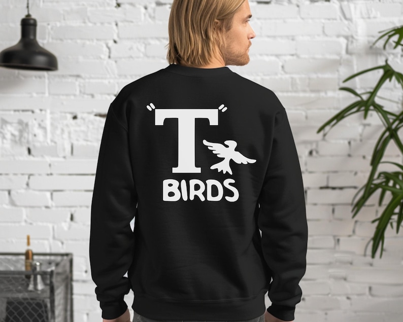 T birds svg grease svg vintage svg halloween lazy costume svg instant download halloween party movie sublimation file black birds png file image 14