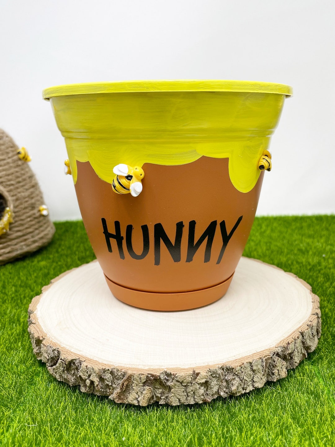 Winnie the Pooh Hunny Pots Centerpieces , Plastic Winnie the Pooh Honey