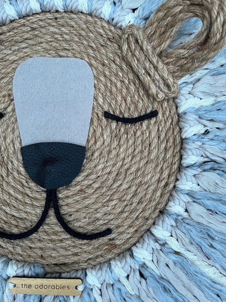 Lion Animal Wall Hanging Extra Large steel the Lion Nursery Decor