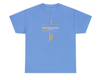 Camiseta personalizada de algodón pesado unisex Romanos 1:16