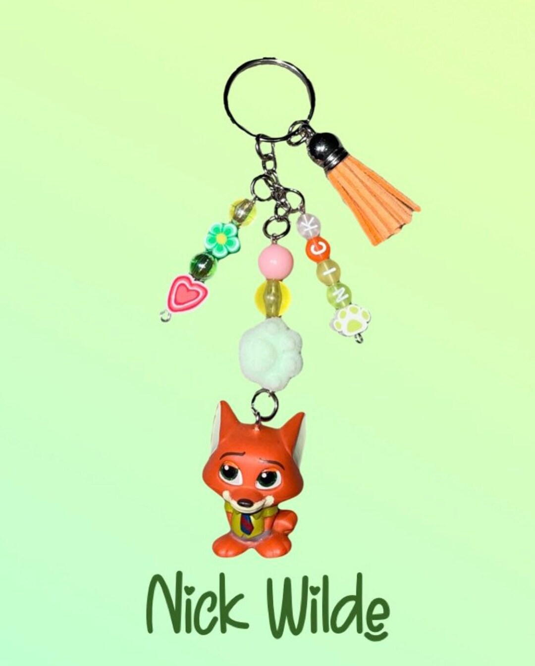 Disney Doorables Nick Wilde Zootopia Keychain Etsy