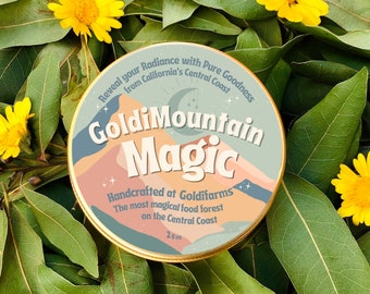 Wildcrafted GoldiMountain Magic: Reveal your Radiance with Pure Goodness from California's Central Coast