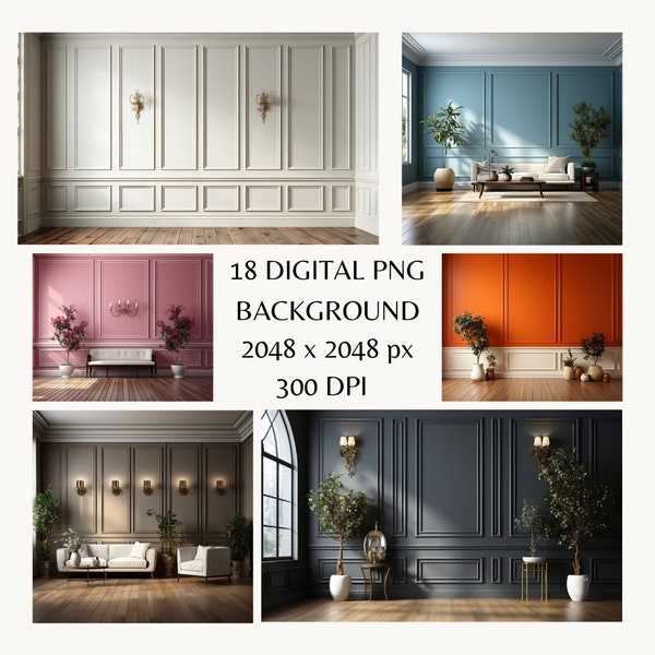 Professional Portrait Studio Background | Versatile Backdrop for Photography Sessions | Photo Studio Backdrop for portraits | Overlay