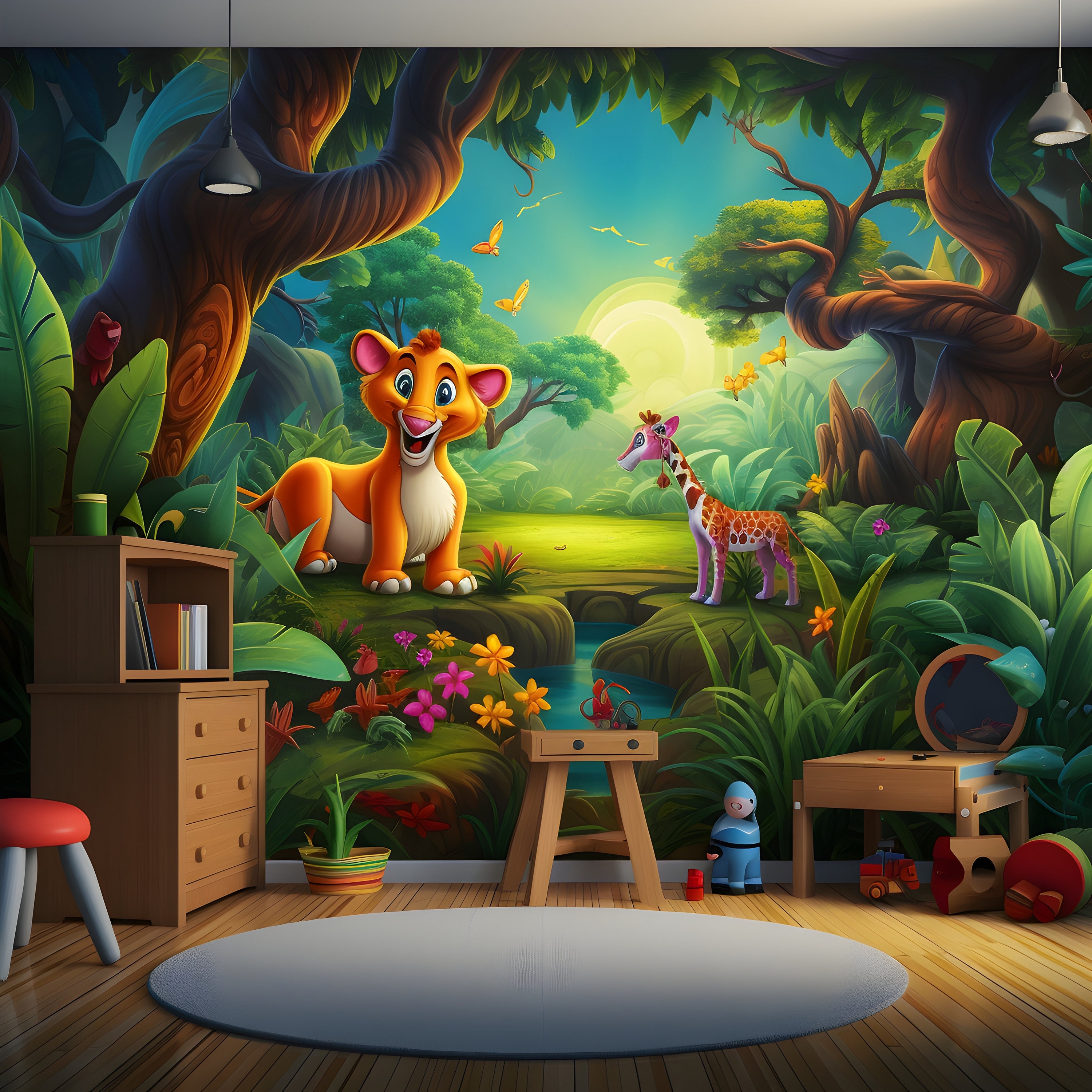 Kids Portrait Backdrop Colorful and Fun Photography Background for ...