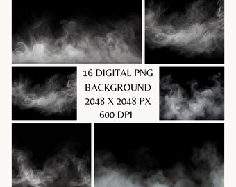 Whispy White Smoke Overlays voor Photoshop - Voeg een mystieke en etherische sfeer toe aan uw fotografie- en kunstprojecten!