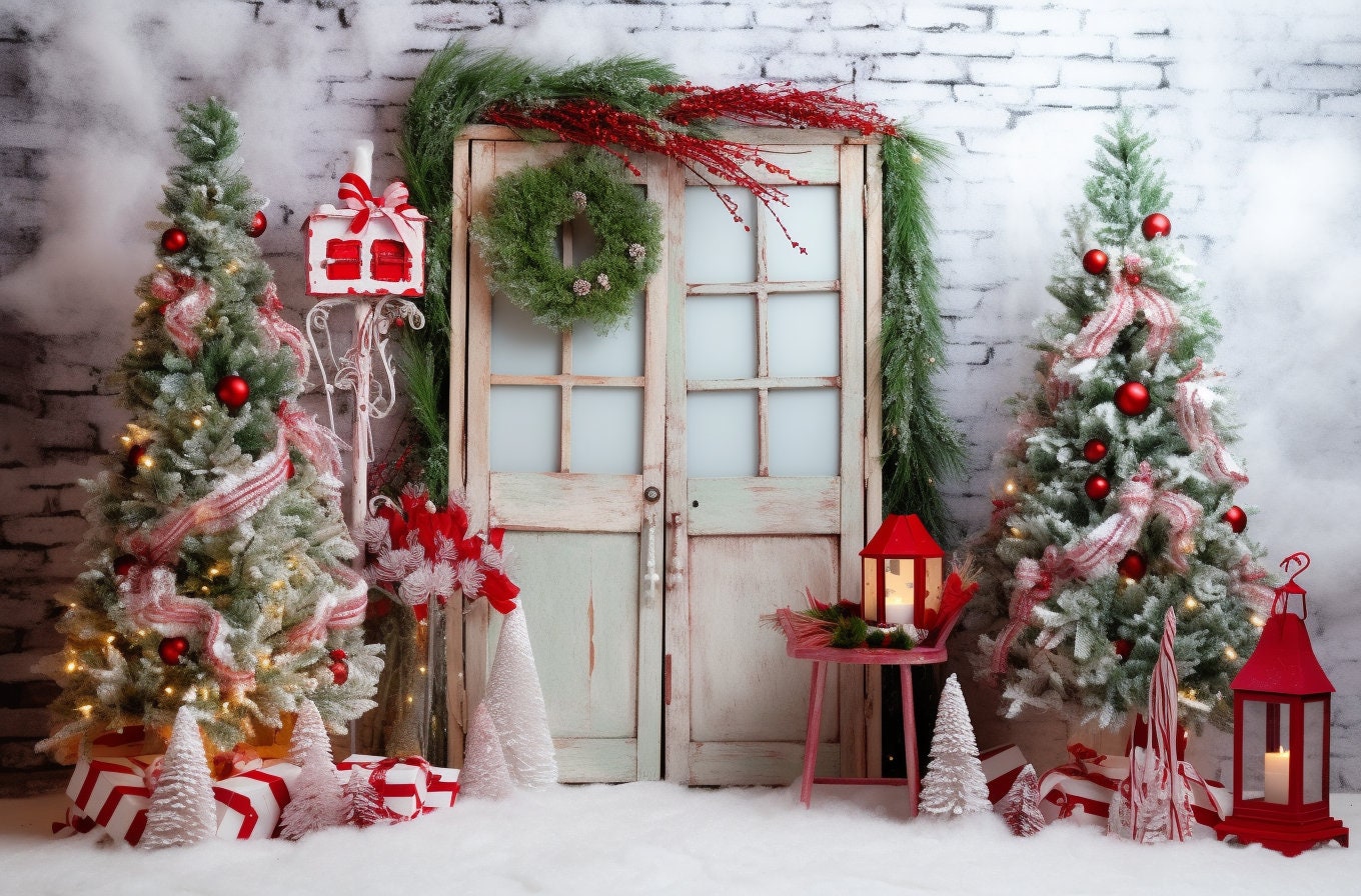 Telón de fondo digital navideño: fondo festivo para Photoshop ...