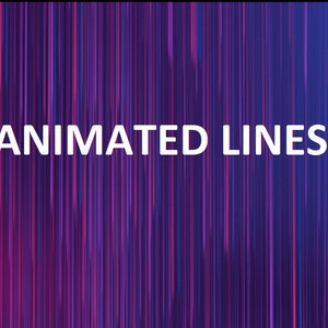 Animated Lines Digital Background | YouTube Video Overlay, Motion Graphics Template | Seamless Loop Animation | Animation for Video | MP4
