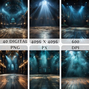 Dazzling Color Spotlight Digital Backdrop - Perfect for Capturing Vibrant Portraits, Events, and Creative Photography Sessions! 40 HD Images