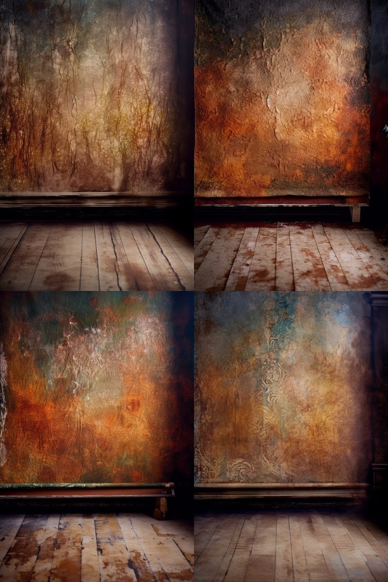 Digital Background for Rustic Style Photo