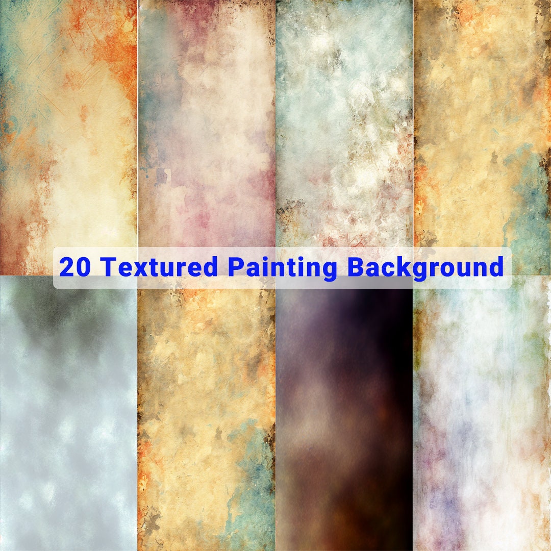 20 Painted Textures Digital Backdrops, Maternity Backdrop Overlays ...