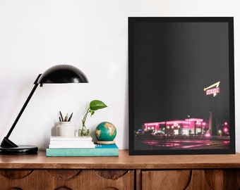 In N Out Neon Lights | West Coast Art | West Coast Print | Cultural Print | Contemporary Art | Wall Art