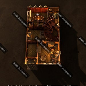 Death House - Fluch des Strahd Death House Map!