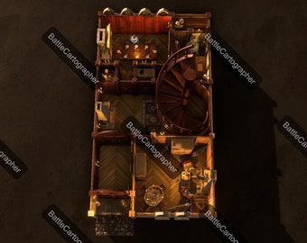 Death House - Curse of Strahd Death House Battle Map!