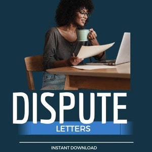 Pre-Drafted Credit Repair Dispute Letters | Debt Settlement, Hard Inquiry Removal, & More