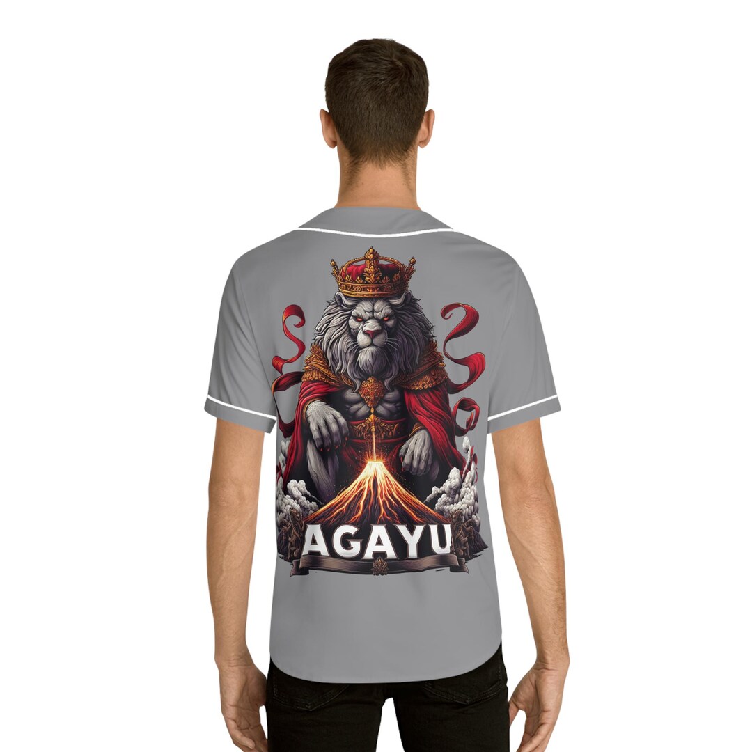 Ashe AGAYU Royal Lion Volcano Jersey, Orisha Based Urban Style Jersey ...