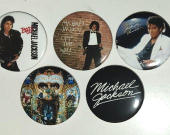 Michael Jackson 1 1/2" Buttons (Spezialanfertigung)