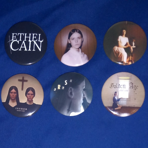 Ethel Cain 1 1/2" Pinback Buttons (custom made)