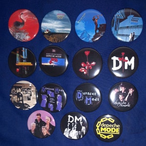 Depeche Mode 1 1/2" Pinback-knoppen (op maat gemaakt)