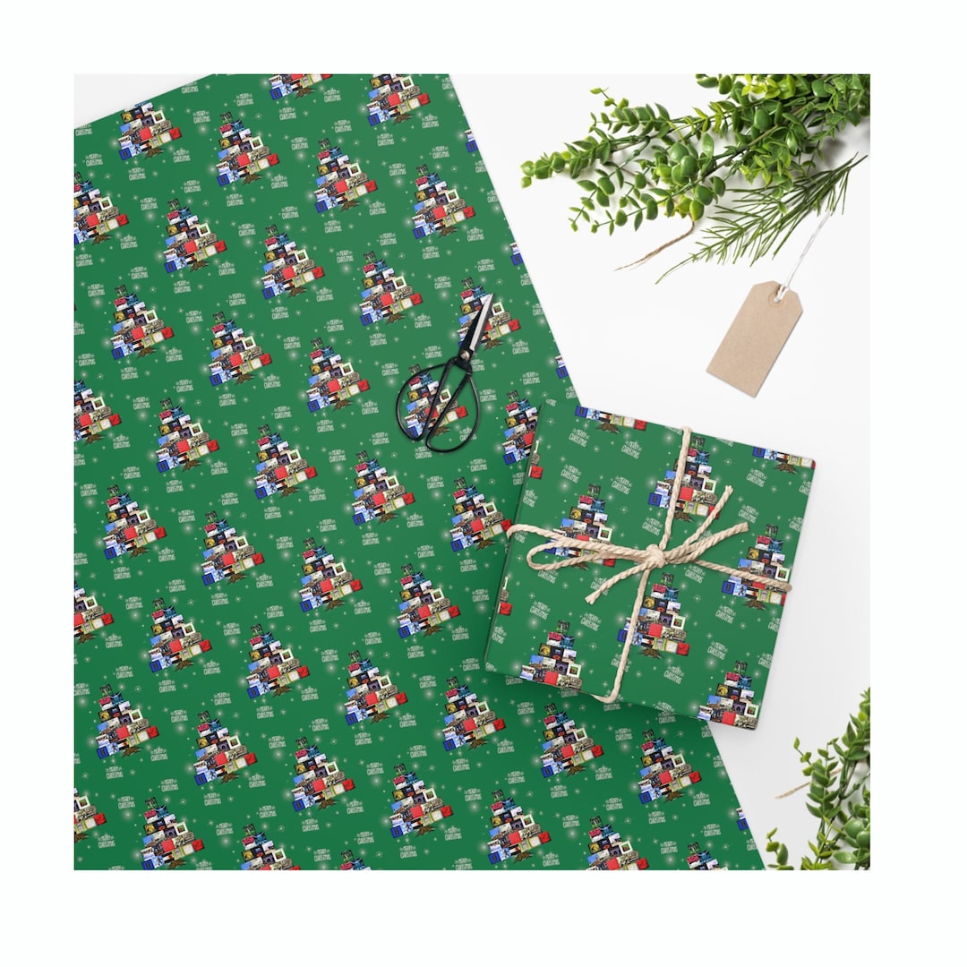 Rush Merry Christmas Wrapping Paper Etsy