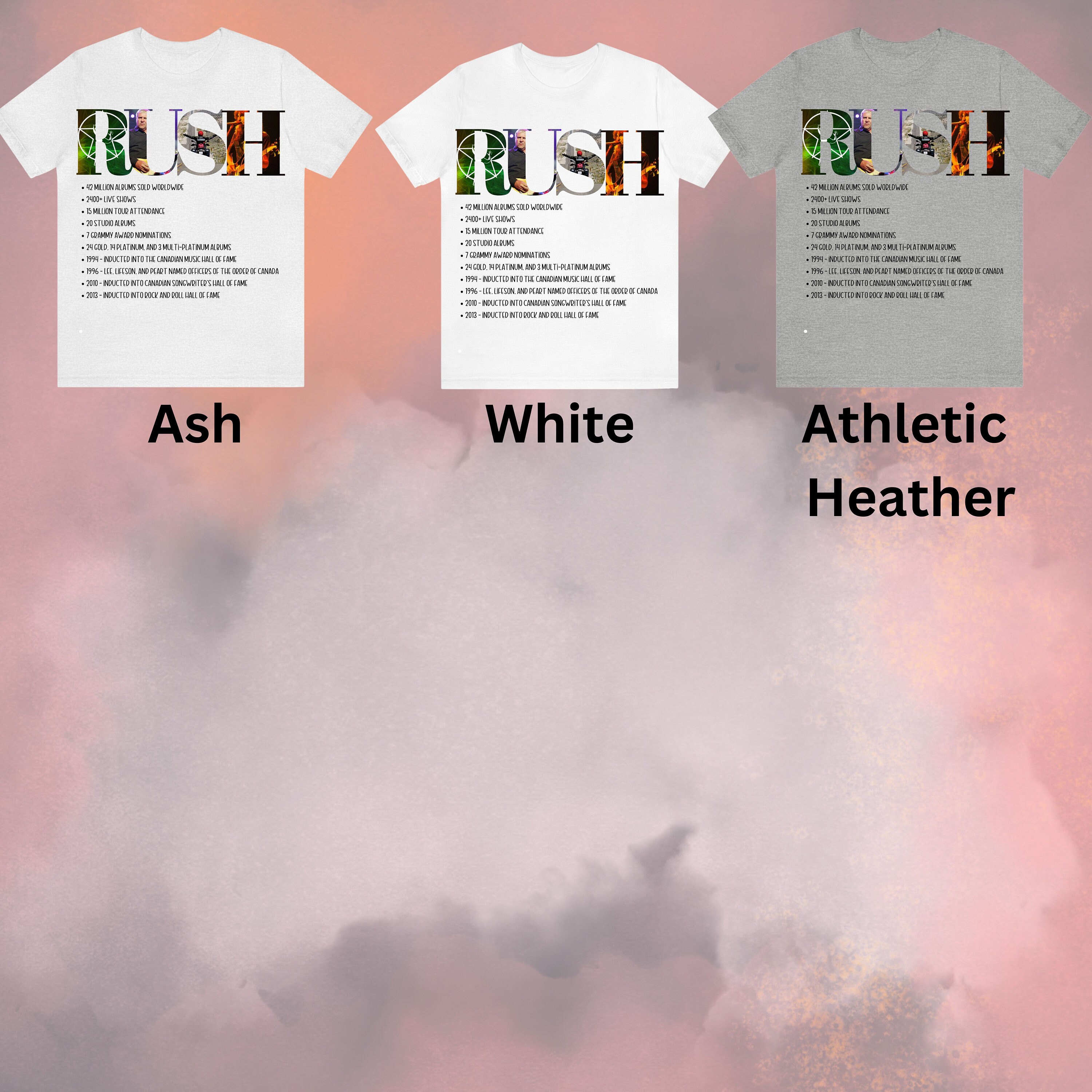 Rush Tee Shirt Rush Tshirt Rush T Shirt Rush Band Rush Gift Rush Gift