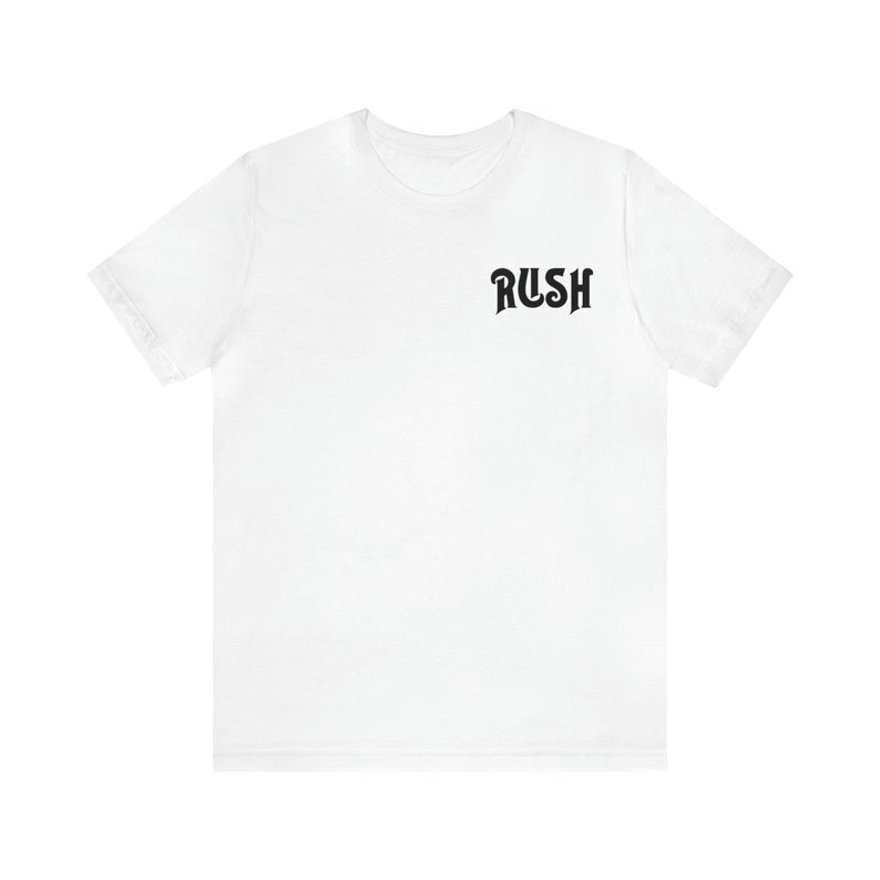 Rush Tee Shirt Rush T-shirt Rush T Shirt Rush Band Rush Gift Rush Gift ...