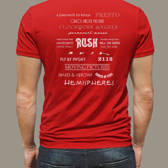 rush t shirts for sale