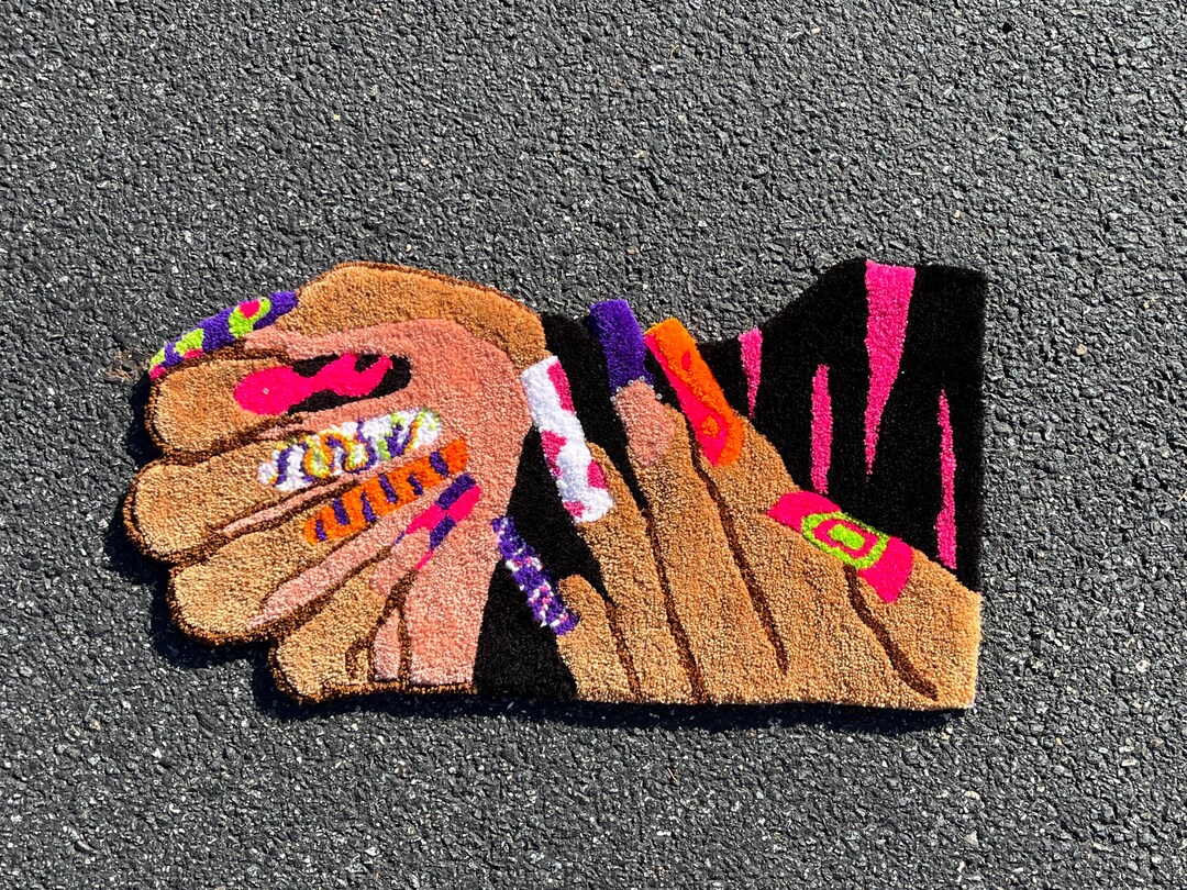 Flawless Rockstar Nail Tufted Rug - Etsy