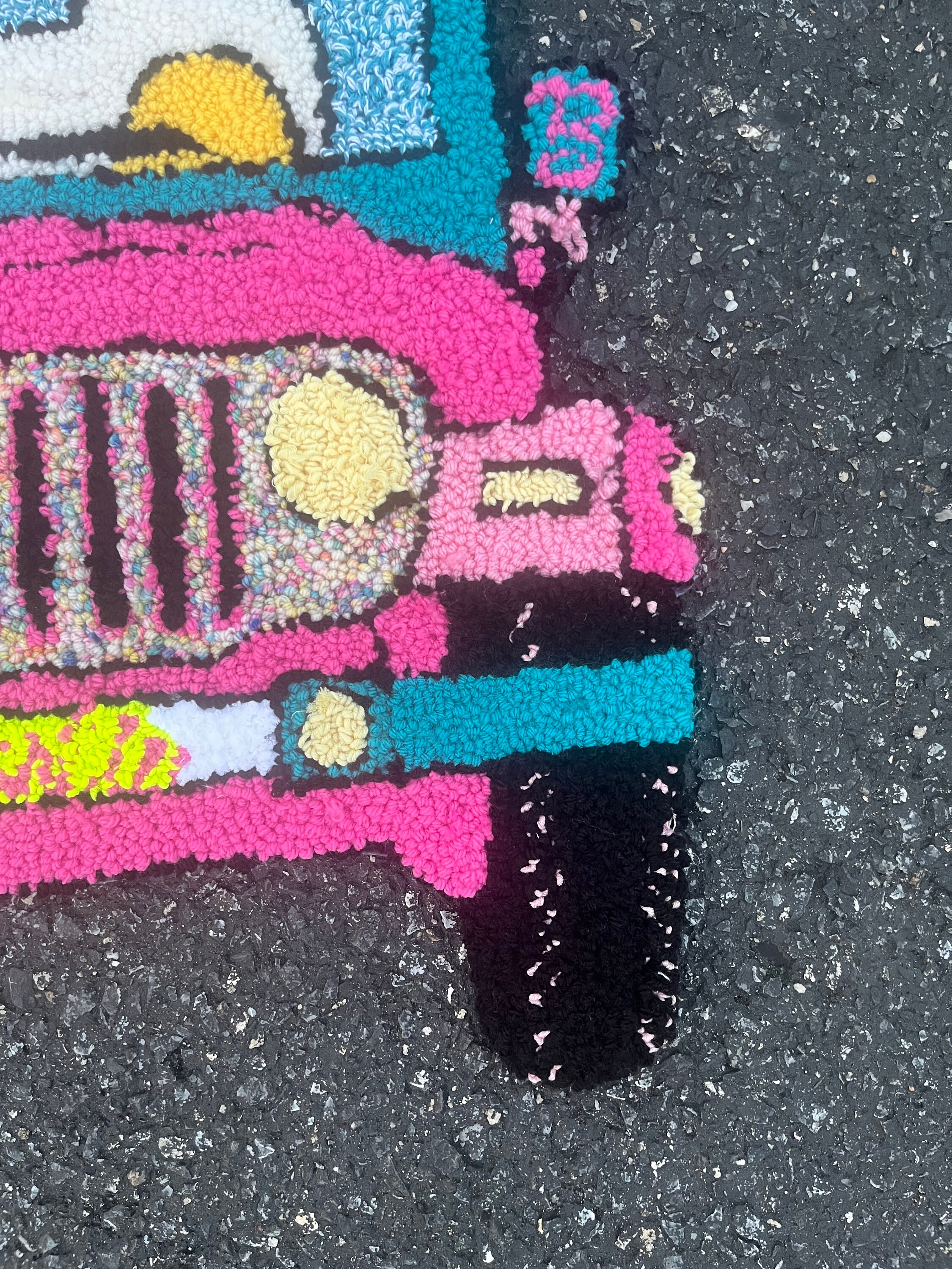 Barbie Battery Operated Jeep Inspired Rug glow in the Dark - Etsy