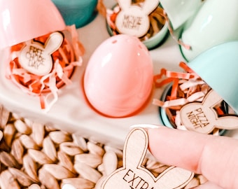 Easter Egg Hunt Tokens, Family Fun, Plastic Egg Filler/Easter family Activities