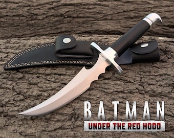 Red Hood Knife: Handmade Anime Replica, Stainless Steel Blade