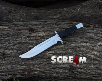 Ghostface Scream Knife Replica: Bloody Buck 120 Hunting Knife Prop