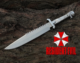 Chris Redfield Survival Knife: D2 Steel Resident Evil Replica