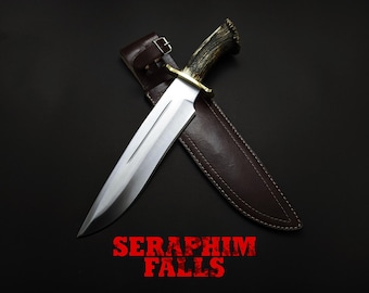 Seraphim Falls Bowie Knife: Muela Magnum Stag 26 Replica with Leather Sheath