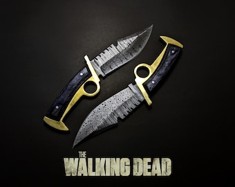 Walking Dead Knife: Daryl Dixon Bowie Replica with Brass Guard