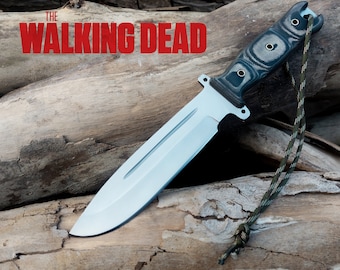 Daryl Dixon Knife: The Walking Dead Replica Knife | Handmade Stainless Steel Survival Knife | Movie Prop | Gift for Him | Christmas Gift