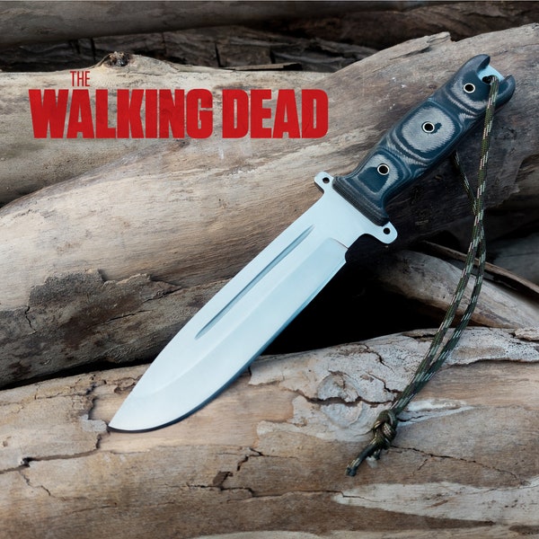Daryl Dixon Knife: The Walking Dead Replica Knife | Handmade Stainless Steel Survival Knife | Movie Prop | Gift for Him | Christmas Gift