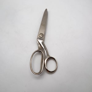 Vintage WISS CC9 Pinking Shears Scissors Sewing Chrome Heavy Duty 9” 1960s