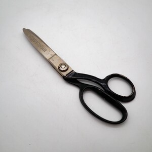 Vintage WISS CC9 Pinking Shears Scissors Sewing Chrome Heavy Duty 9” 1960s