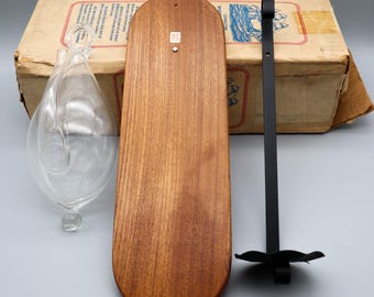 Vtg Pilgrim Handblown Weather Glass Barometer Wall Hanging West VA | Nautical | Coastal | Cottagecore | Early American | Colonial