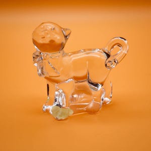 Vintage Lenox Fancy Cat Collection Figurine Stehend w / Bow Voll Bleikristall Sassy Deutschland