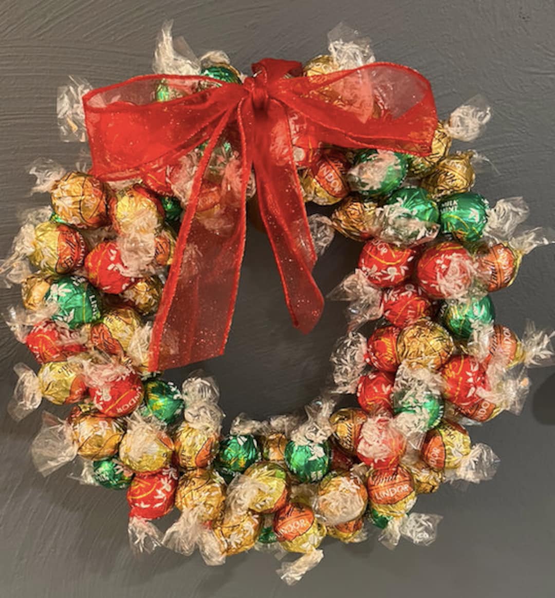 Lindt Lindor Truffles Wreath Etsy