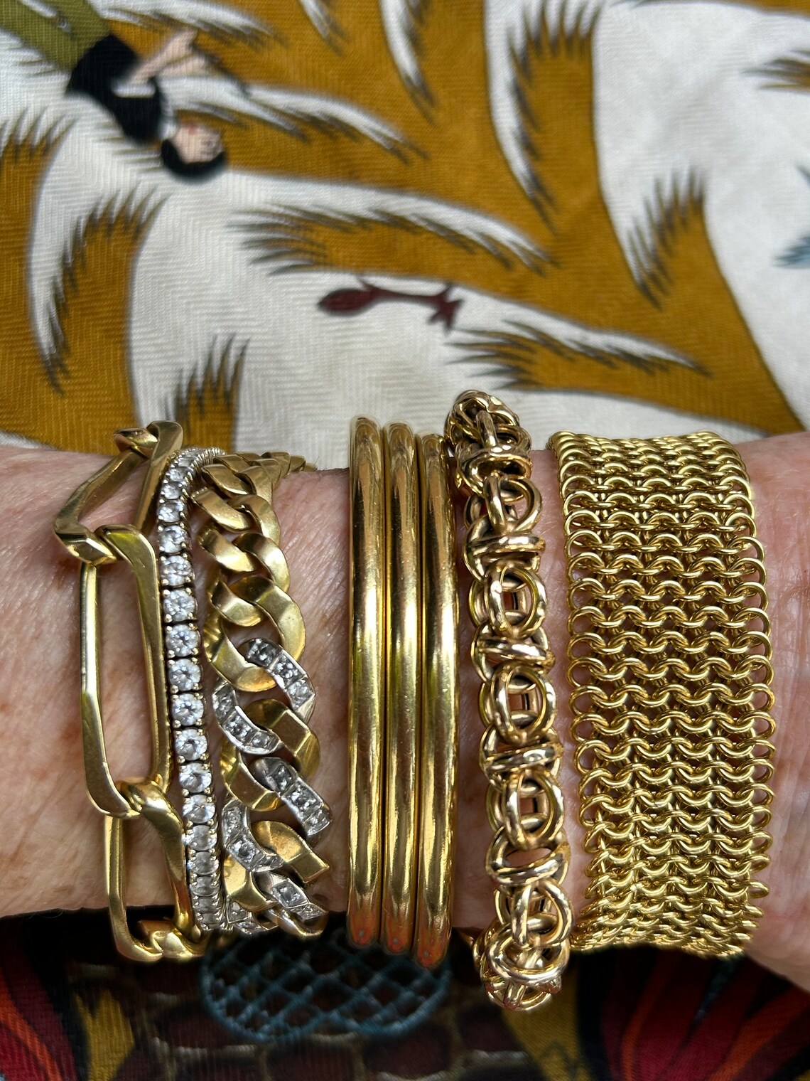 Fancy Link Plus Cross Bracelet main image 1