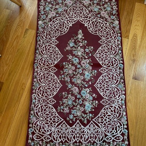 Sejadah otomano, alfombras de oración de lujo de alta calidad (Burdeos)