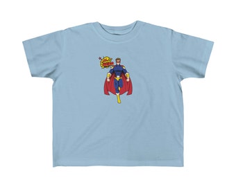 Camiseta de punto fino para niños, camiseta de superhéroe, Superman